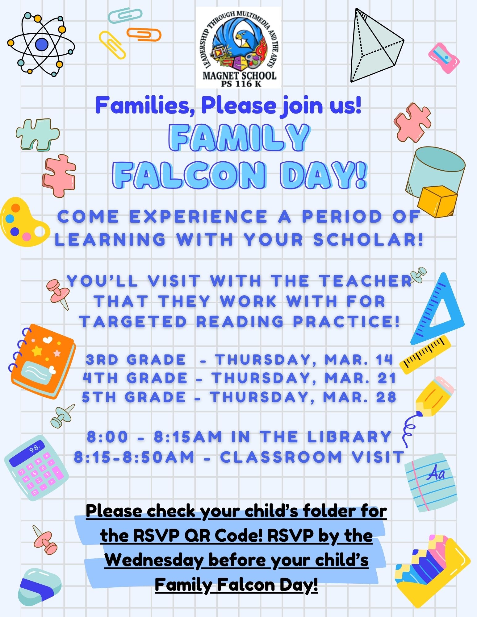 Family Falcon Day 3rd Grade