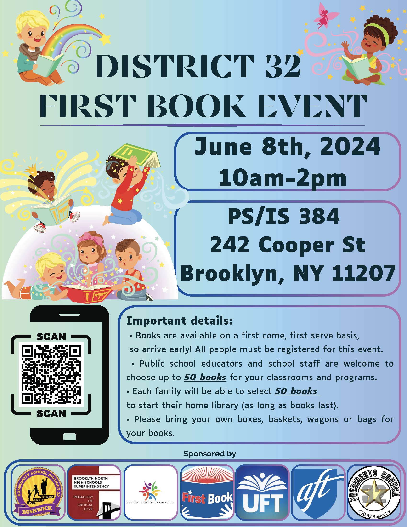 District 32 First Book Event